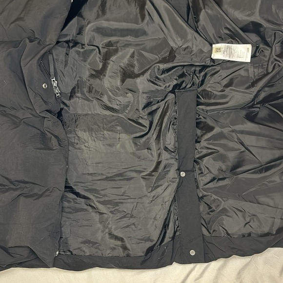 Adidas big baffle black down puffer parka coat size small - Picture 5 of 8